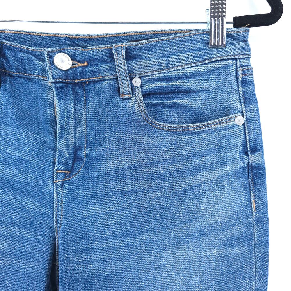 Blank NYC Womens The Reade Crop Mid Rise Raw Hem Skinny Jean |28 - Picture 5 of 13